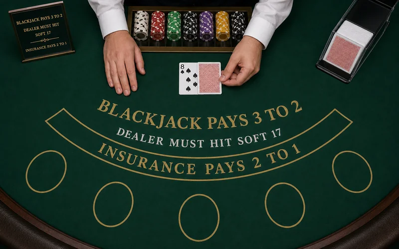 Blackjack — puslapio fonas