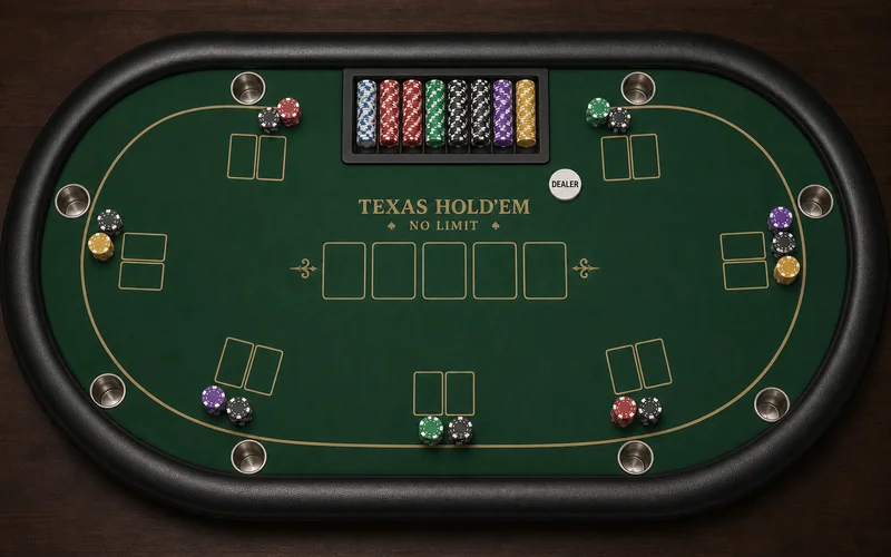 Texas Hold'em Pokeris — puslapio fonas